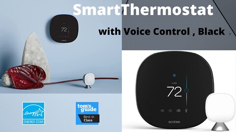 SmartThermostat with Voice Control , Black,ecobee SmartThermostat ,Alexa smart thermostate