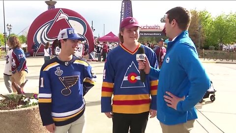 Colorado Avalanche fans feeling optimistic for series with St. Louis Blues