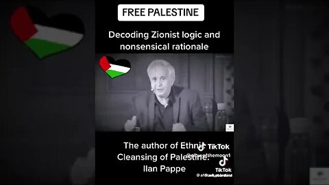 The Author Of #EthnicCleansing #Palestine Provides Insight #politics