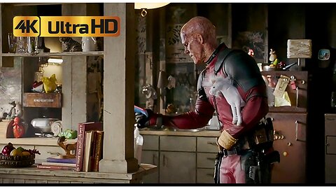 DeadPool (2016) 'Today Was As Much Fun As A Sandpaper Dildo, Hashtag Driveby ' 4K HDR