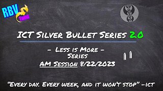 ICT Silver Bullet 2.0 | 08222023 | AM Session RBV Entry with a Twist