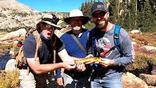 Wind River Mountains, Wyoming - Found Lots of California Golden Trout In Hidden Pools