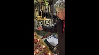 Praying at St Patrick cathedral