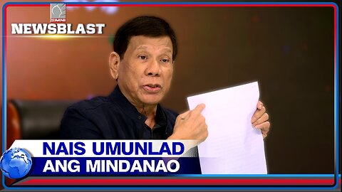 FPRRD, iginiit na nais talagang umunlad ang Mindanao