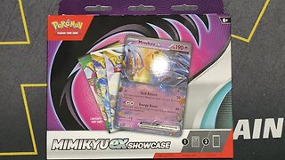 Opening a Pokemon Mimikyu ex Showcase Box!