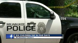 Six Milwaukee County children dead within 5 days