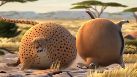 Funny FAT Animals - Animated Short Films by Rollin' Wild - Animal Cartoon