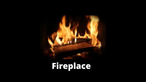 3 Hours of Fireplace with burning fire for Relaxation and Home comfort.