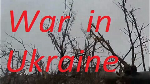 Close combat of a Ukrainian soldier with Russians