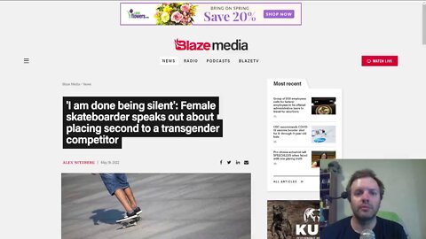 Female skateboarder speaks out about placing second to a transgender competitor