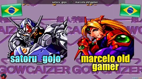 Voltage Fighter: Gowcaizer (satoru_gojo Vs. marcelo old gamer) [Brazil Vs. Brazil]