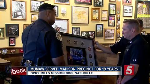 Opry Mills Mission BBQ Honors Officer Mumaw With Memorial