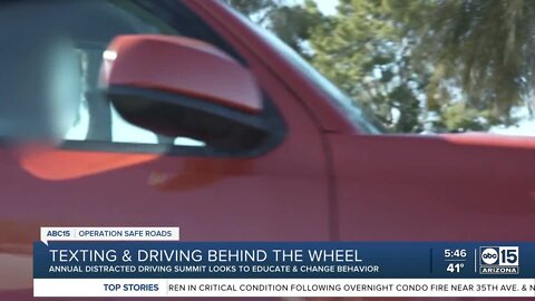 Education for Arizona drivers on distracted driving dangers