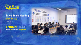 Enbon sales department held a meeting in the conference room on last Friday