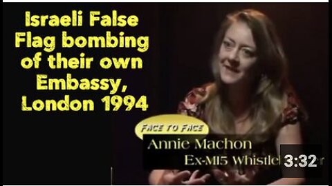 Israeli False Flag bombing of their own Embassy, London 1994