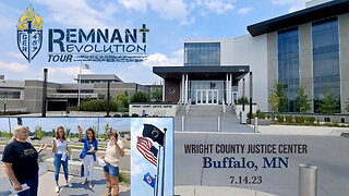 The Remnant Gather for Prayer at Wright County Justice Center in Buffalo, MN 7.14.23