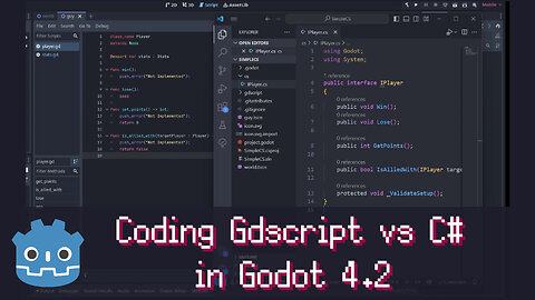 Coding C# vs Gdscript in Godot 4 ~ Example Differences, Advantages & Disadvantages