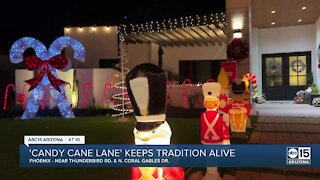 Holiday lights: Candy Cane Lane in Moon Valley