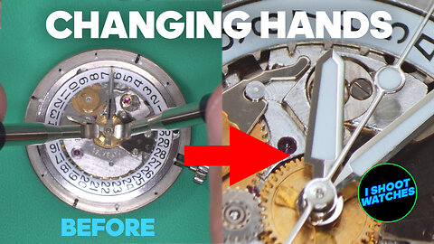Changing The Hands On A $25 1960s Swiss Watch - ETA 2472