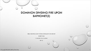Dominion Bible Code v32