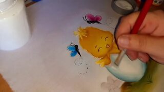 Como pintar patinha Pintura em Tecido 3