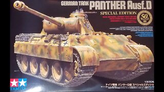 1/35 Tamiya Panther Ausf.D 50th Anniversary Edition Review/Preview