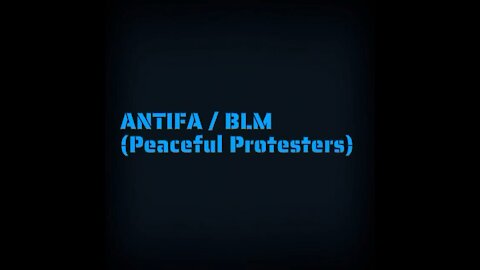 The evil that is BLM and ANTIFA