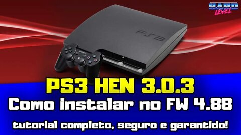 PS3 HEN 3.0.3 - Metódo OFICIAL para instalar na HFW 4.88! Tutorial completo! DESTRAVE QUALQUER PS3!