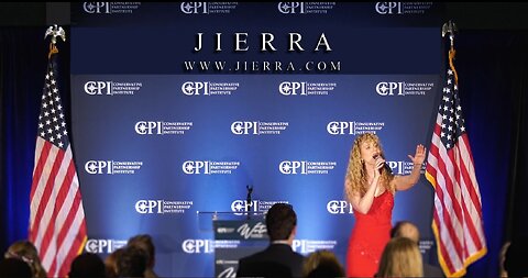 JIERRA SINGS GOD BLESS AMERICA FOR THE "CONSERVATIVE PARTNERSHIP INSTITUTE"