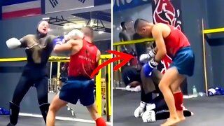 Woman Challenges Fighter & Instantly Regrets It