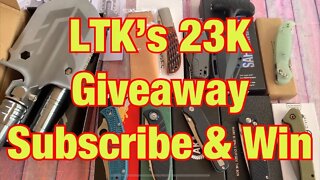 23K Giveaway Subscribe & Enter to Win/Winners announced March 19th