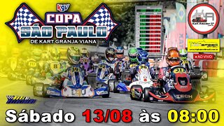 COPA SÃO PAULO DE KART KGV | 6ª Etapa 2022 | Retransmissão | Ao Vivo