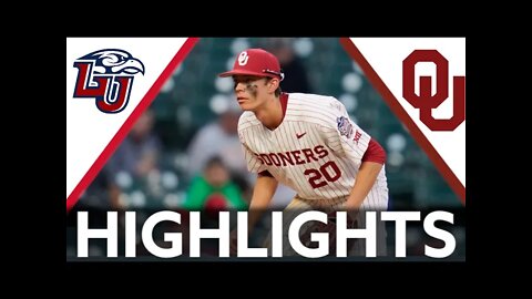 Liberty vs Oklahoma Highlights | Regionals | 2022 College Baseball Highlights