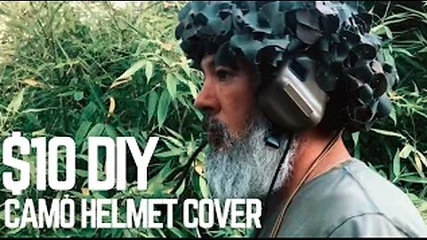 diy BUMP HELMET Camo EZ CHEAP #stealth #camo #scrim