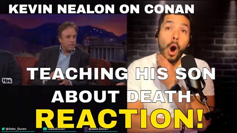 Kevin Nealon on Conan teaching Son about Death (Reaction!)