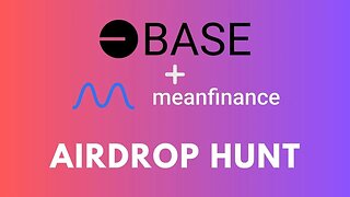 BASE AND MEANFINANCE AIRDROP : Potential Airdrop Guide