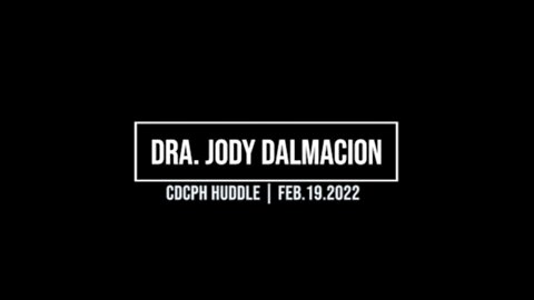 Dr. Jody Dalmacion on Pediatric Immunization | CDCPH Feb 19.2022