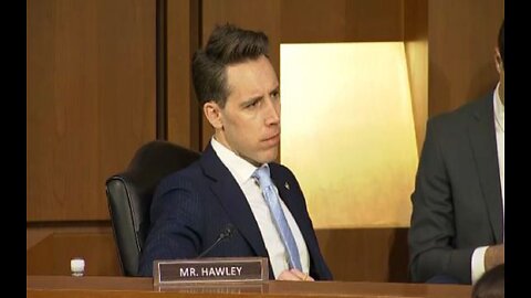 Senator Josh Hawley Grills Democrat Dick Durbin Over Allegations of Anti-Muslim Prejudice