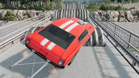 Car vs Speed Bumps (Breakers) | 39 | BeamNG | Crash Cars Games 2022