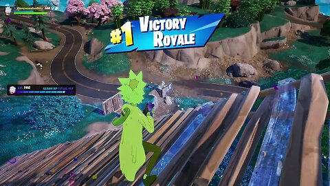Fortnite Toxic Rick finds a bot lobby