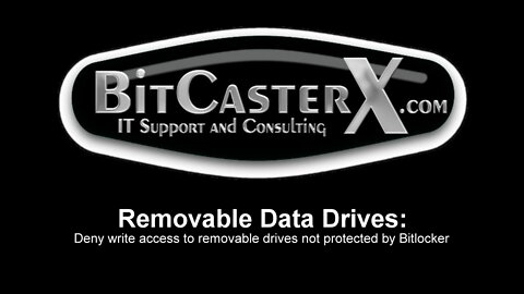 IT Best Practice - Removable Data Drives