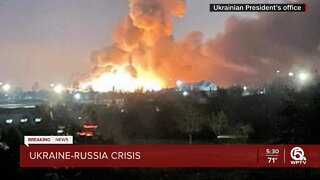 Ukraine says about 40 killed so far in Russian attack