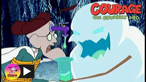 Courage The Cowardly Dog: Abominable Snowman | Cartoons