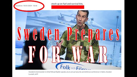 Sweden prepares for WAR with Russia!
