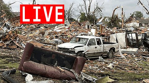 LIVE - News updates + Tornado Outbreak Coverage With Storm Chasers On The Ground 5-26-24