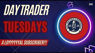 DAY TRADER TUESDAYS! ADDRESSING a QUESTION from a LOYYYYYYAL subscriber! (Orange Pill)