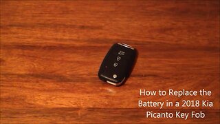 How to Replace the Battery in a 2018 Kia Picanto Flip Key Fob