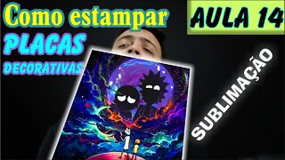 Curso completo Sublimação Nasus ink - COMO ESTAMPAR PLACAS DECORATIVAS NA PRATICA - AULA 14