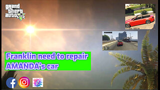 Franklin need to repair Amanda’s car GTA5 Story Mode PlayStation