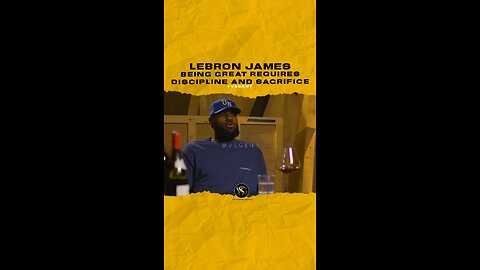 @kingjames Being great requires discipline and sacrifice. #lebronjames 🎥 @mindthegamepod